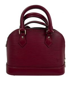 Alma BB Mini, Piel Epi, Rojo, Strap, DB, 3*